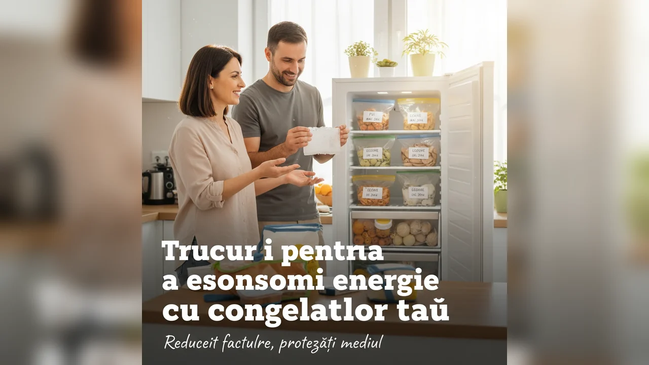 Economisește energie cu 5 trucuri pentru congelatorul tău