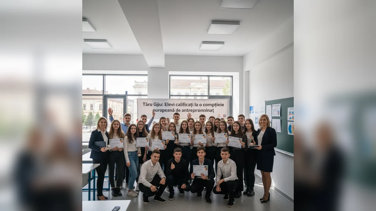 Elevi din Târgu Jiu, calificați la competiția europeană de antreprenoriat