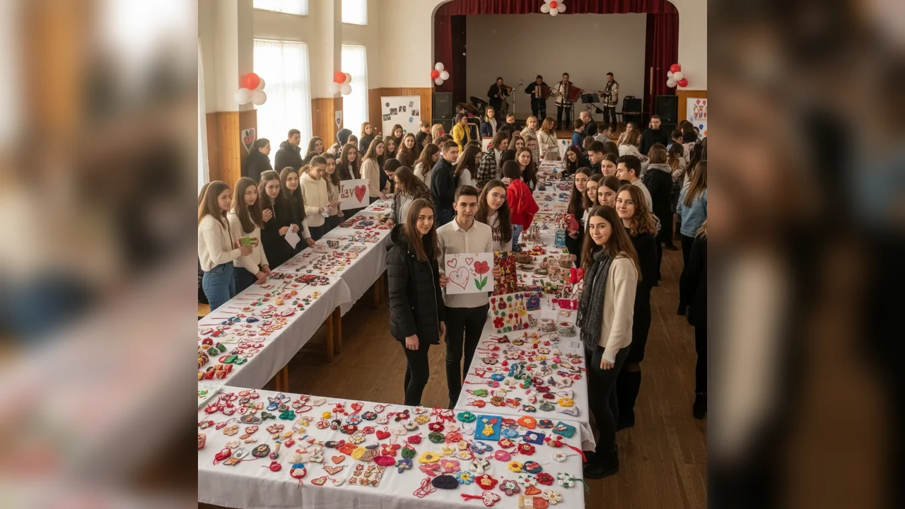 Elevii gorjeni pregătesc un târg caritabil dedicat Mărțișorului