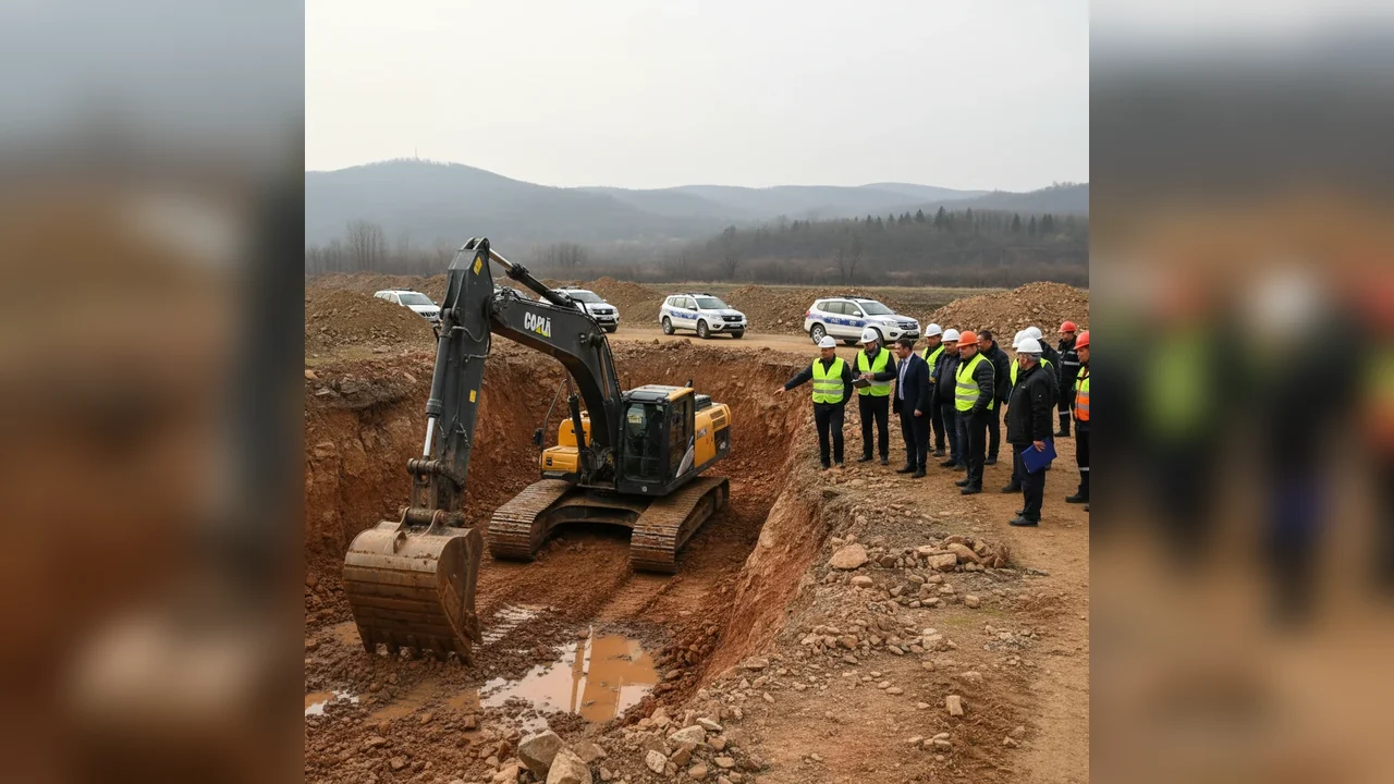 Excavatorul de mare capacitate de la Cariera Tismana, sub analiză oficială la Târgu Jiu