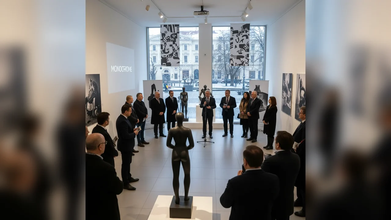 Expoziția „Monochrome” marchează la Târgu Jiu debutul Anului Constantin Brâncuși