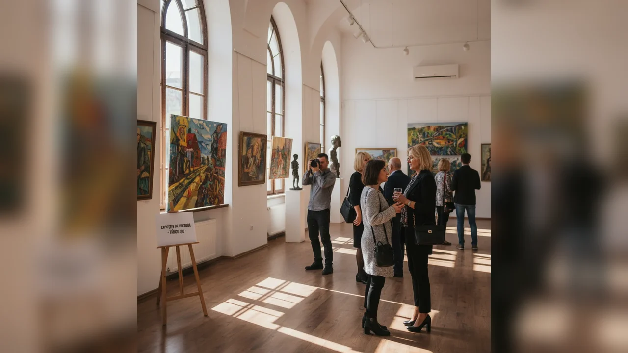 Expoziție de pictură impresionantă deschisă acum în Târgu Jiu