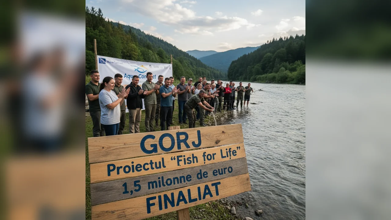 Finalizarea proiectului Fish for Life în valoare de 1,5 milioane de euro
