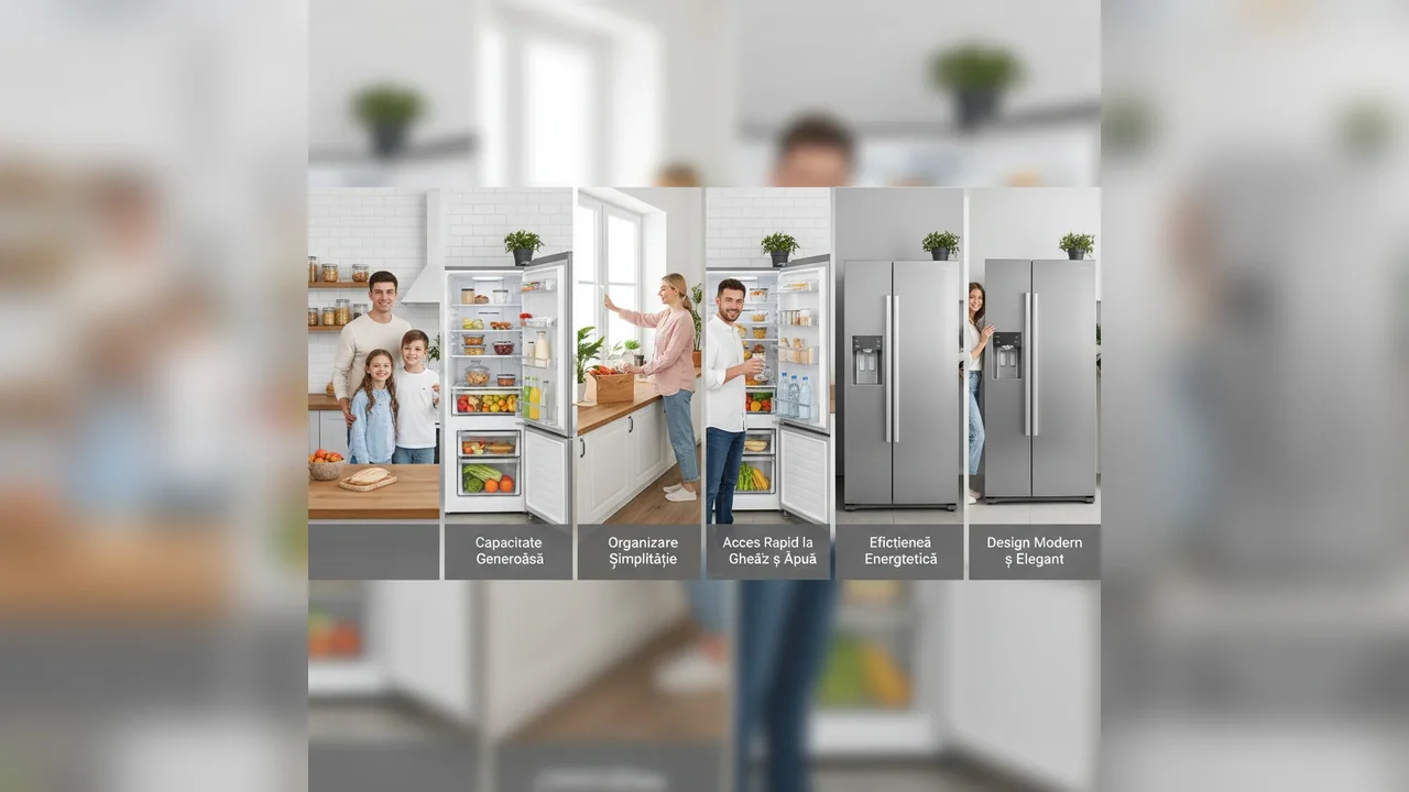 Frigider side by side: 5 avantaje pentru locuința ta
