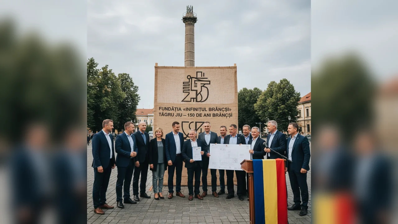 Fundația „Infinitul Brâncuși”, nouă inițiativă culturală la Târgu Jiu pentru marcarea a 150 de ani de la nașterea sculptorului