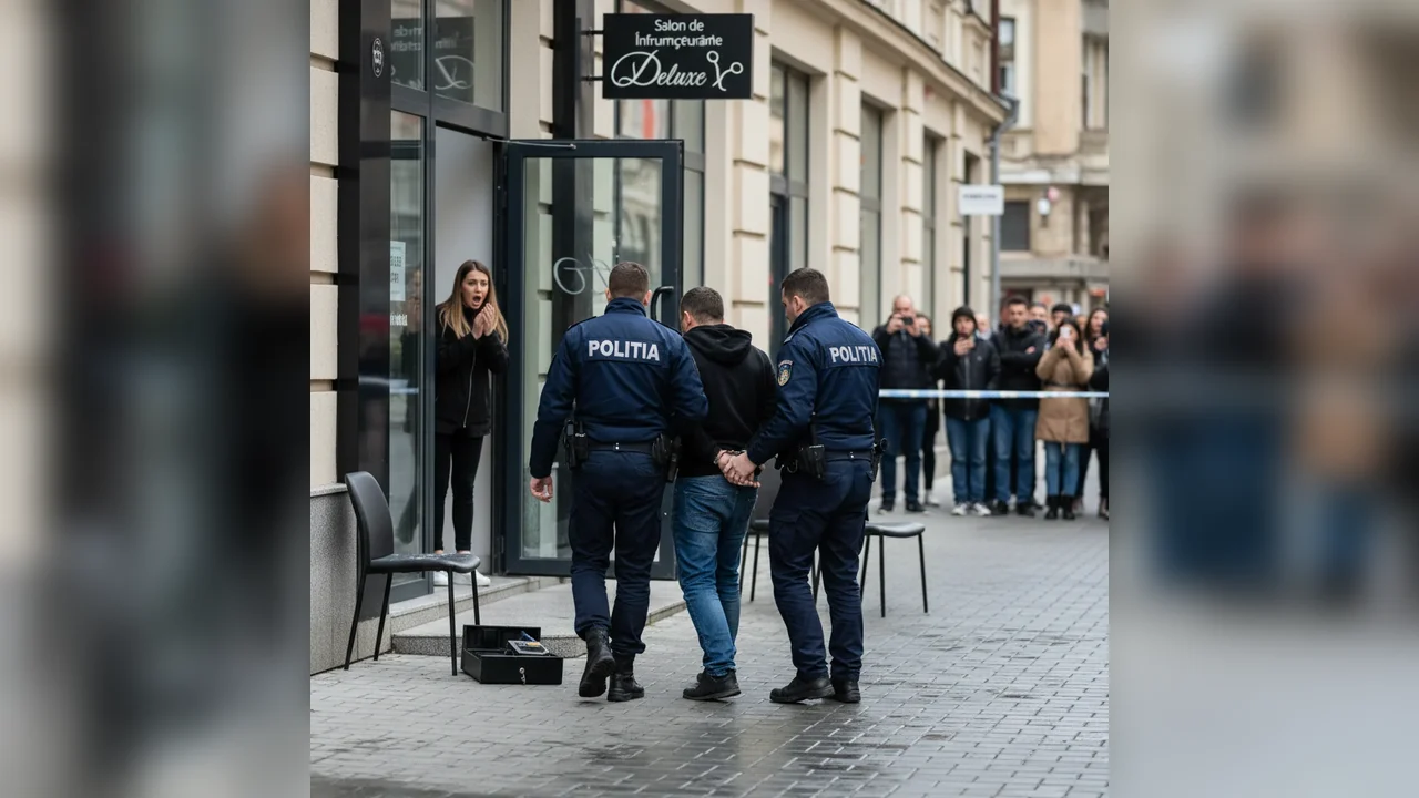 Furt într-un salon de înfrumusețare: suspect reținut imediat