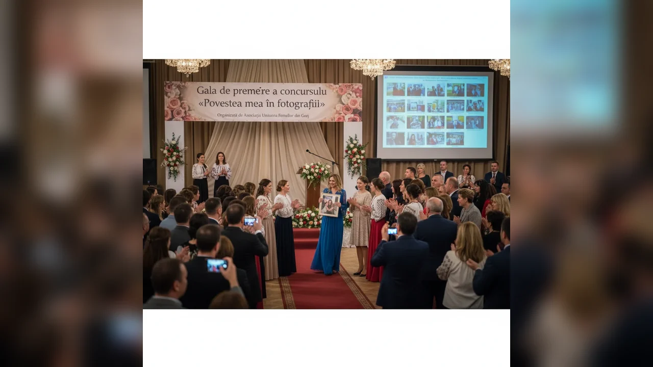 Gala de premiere a concursului Povestea mea în fotografii, organizată de Asociația Uniunea Femeilor din Gorj