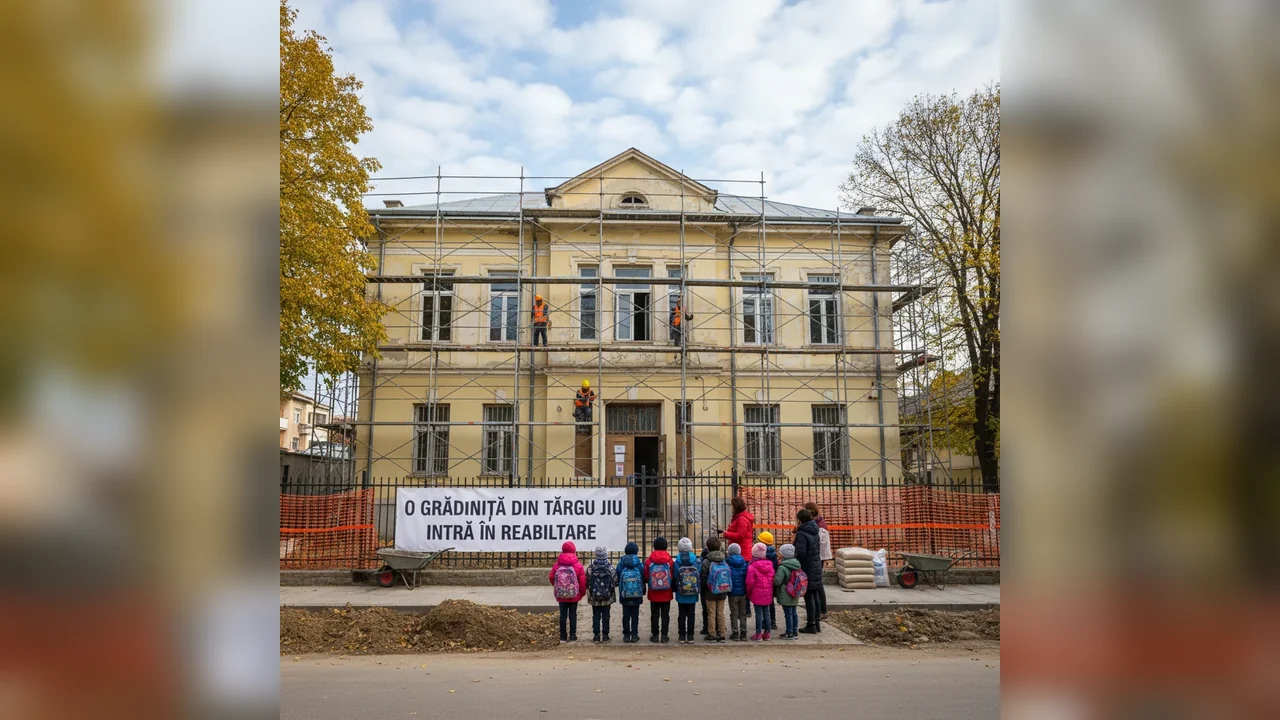 Grădinița din Târgu Jiu va fi reabilitată în curând