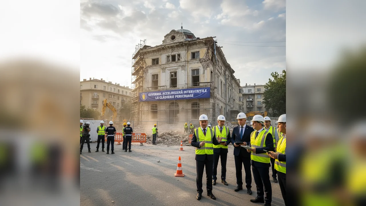 Guvernul intensifică măsurile pentru siguranța clădirilor periculoase din localitate