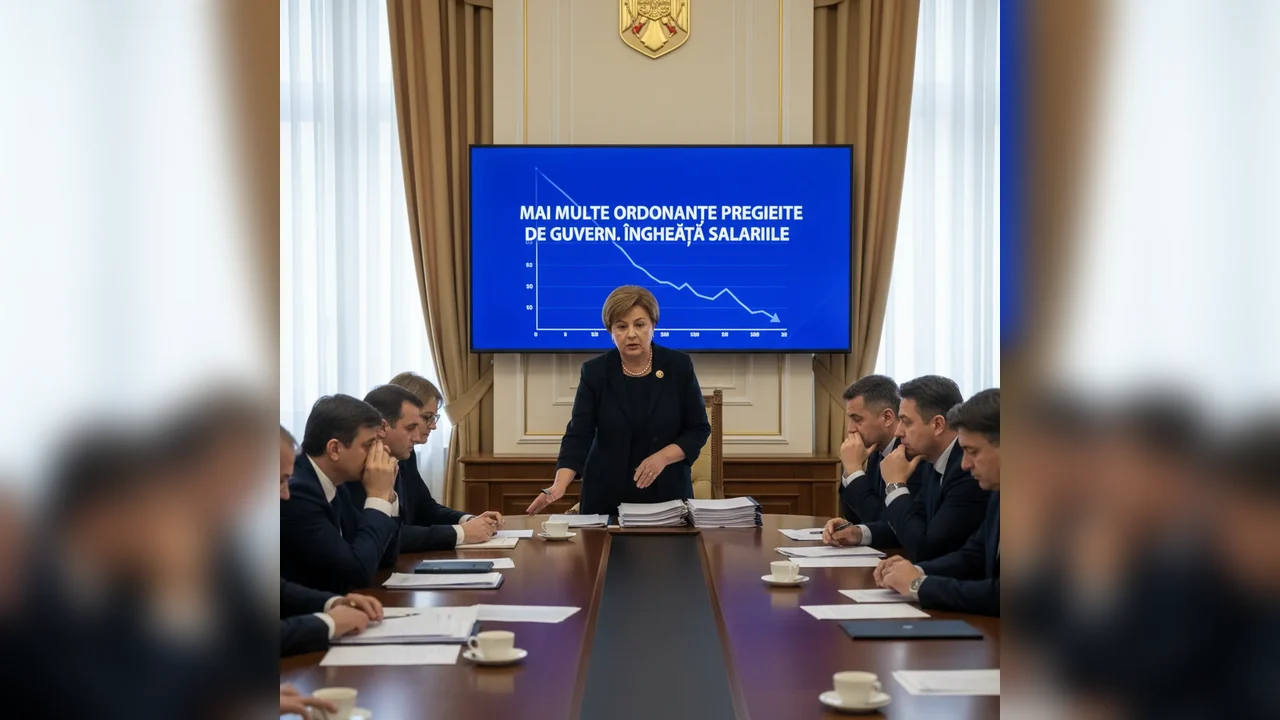 Guvernul pregătește mai multe ordonanțe pentru înghețarea salariilor