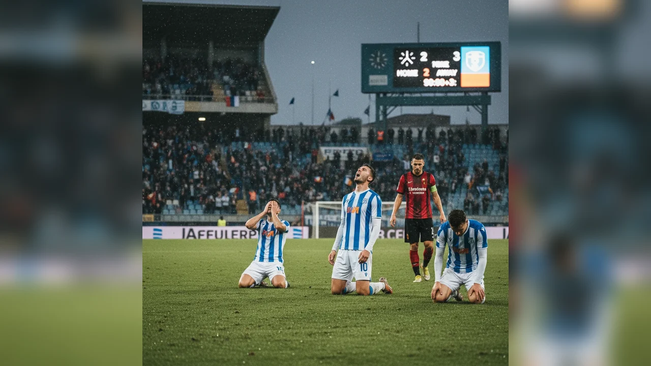 Înfrângere nemeritată în joc spectaculos de fotbal