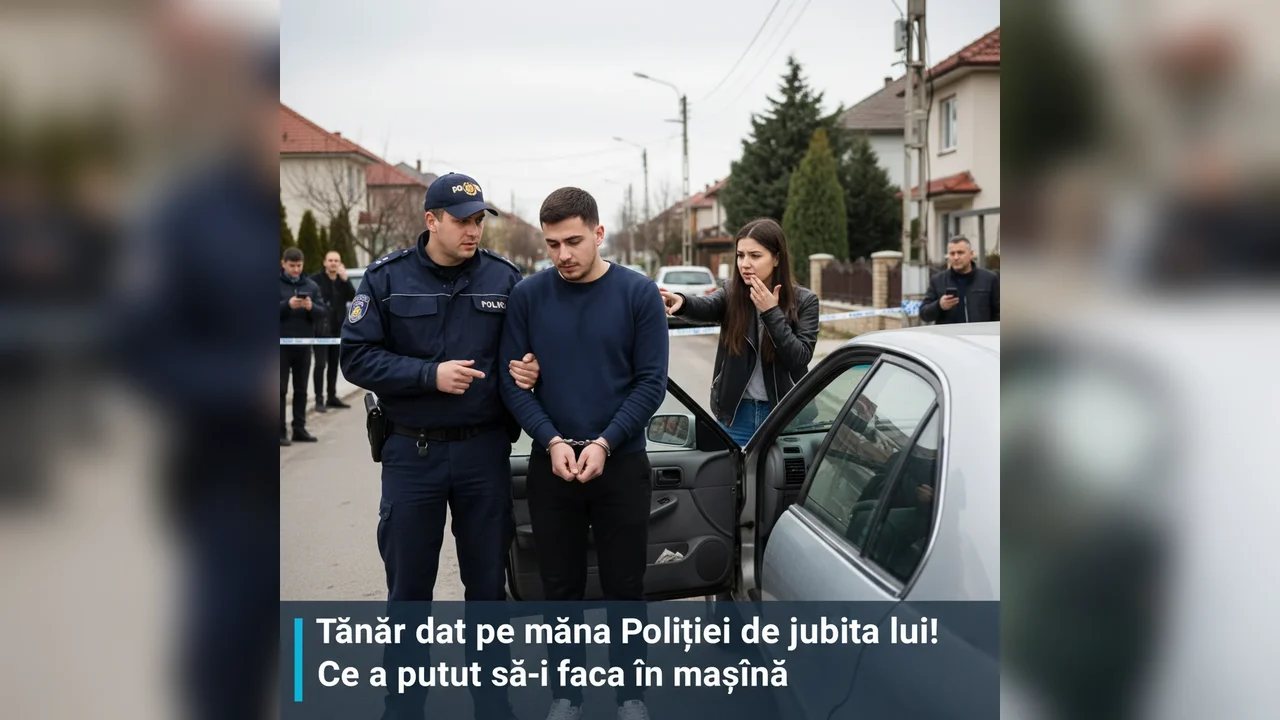 Iubita unui tânăr îl predă Poliției după ce acesta a agresat-o în mașină