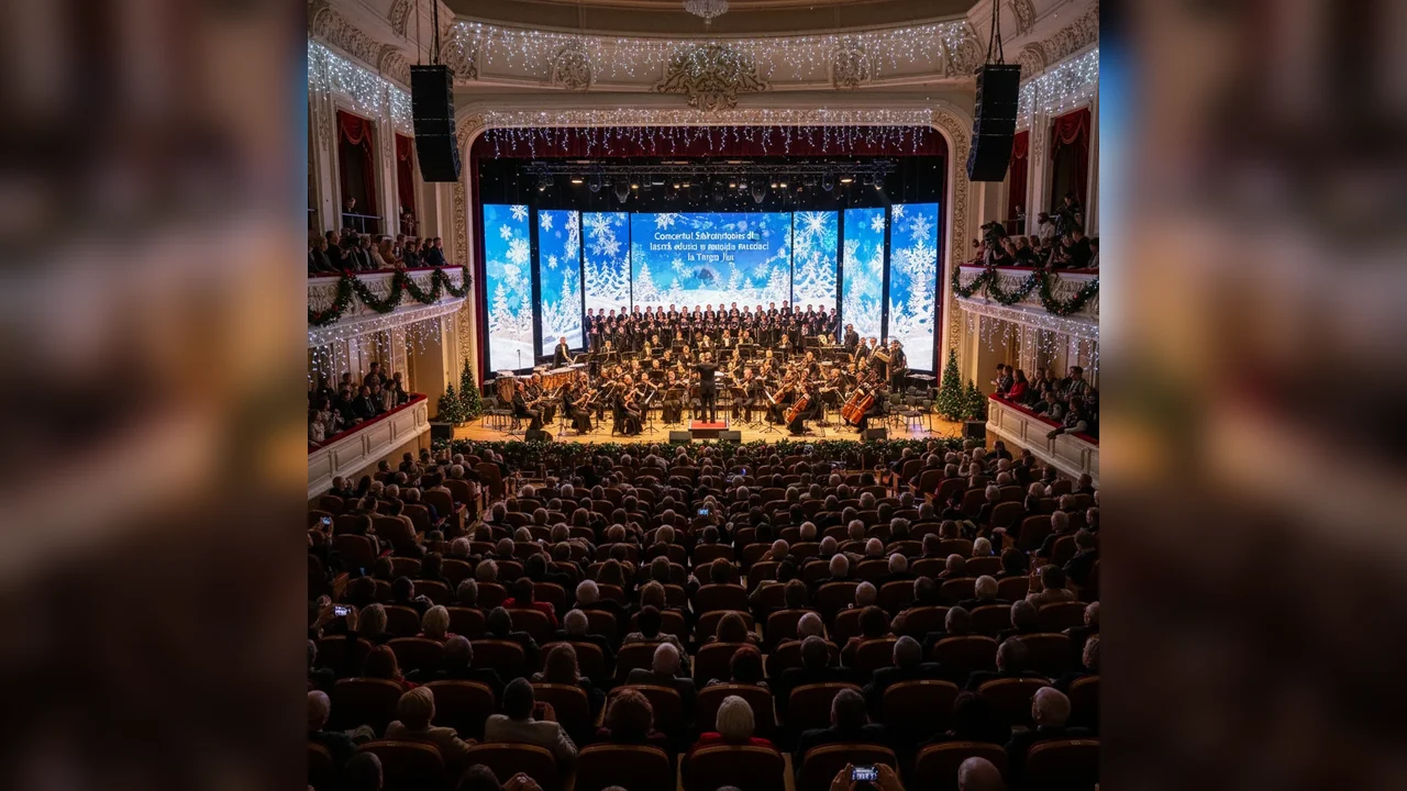 Magia muzicii de sărbători revine la Târgu Jiu cu Concertul Sărbătorilor de Iarnă