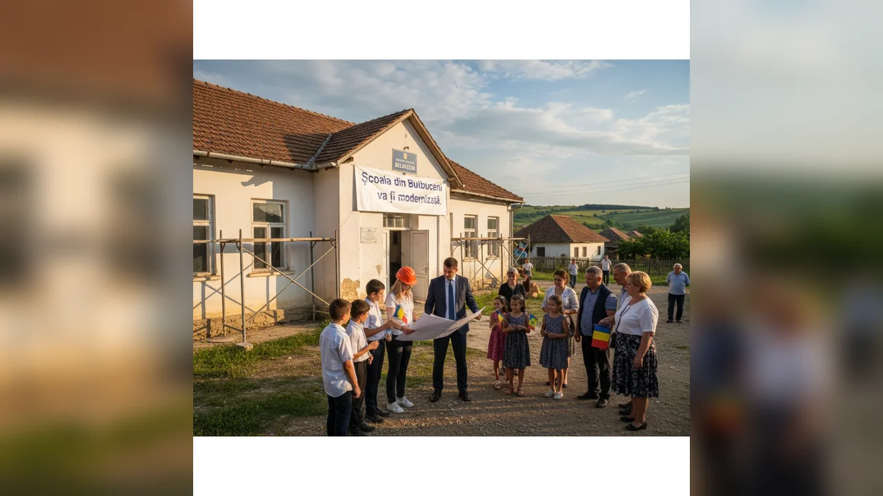 Modernizarea școlii din Bulbuceni, un proiect important