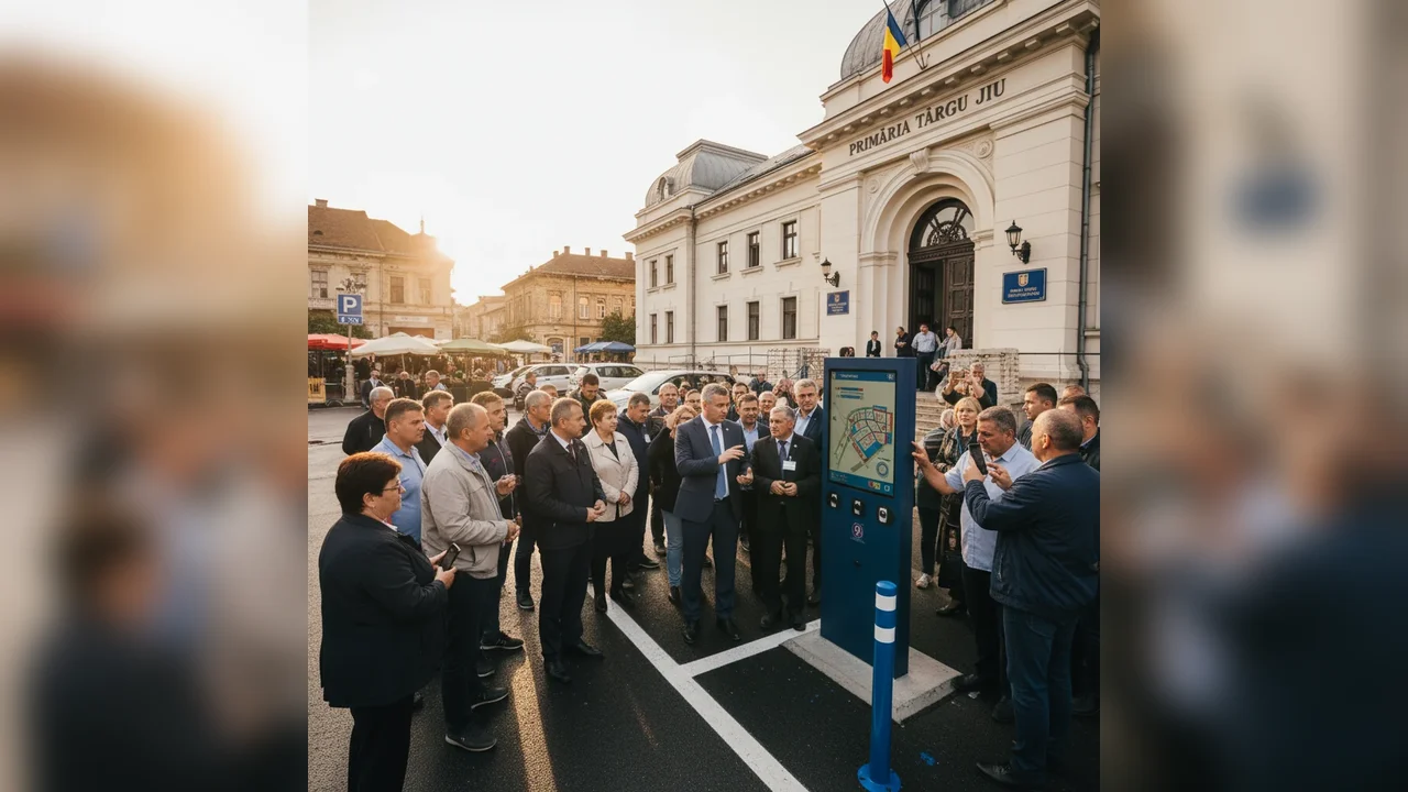 Modificări la regimul parcărilor din Piața Mare, Târgu Jiu: Acces extins în timpul zilei