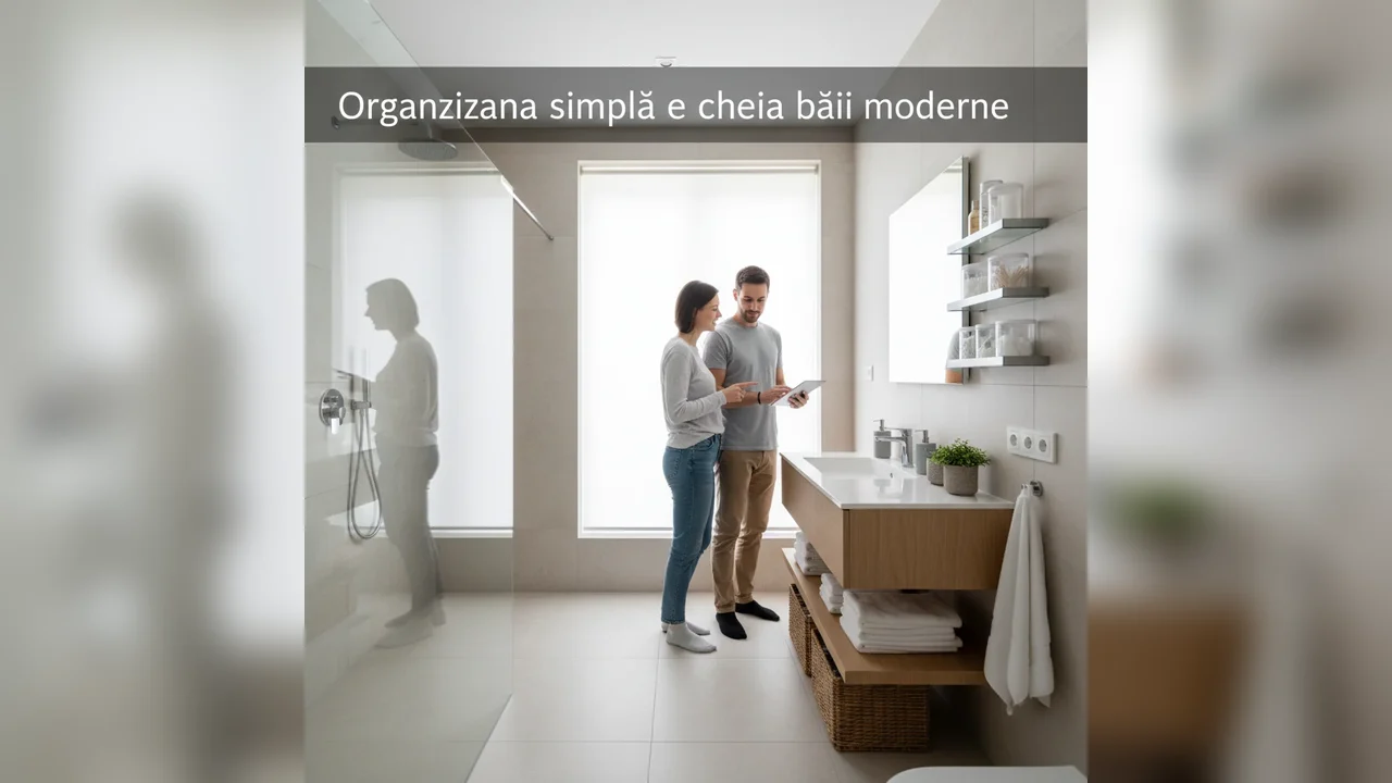 Ordinea inteligentă transformă orice baie într-un spațiu modern