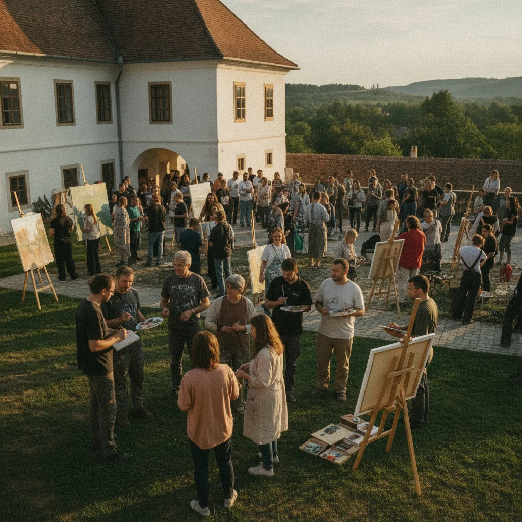 Peste 80 de artiști expun la Cula Glogoveanu, Gorj, din 3 octombrie