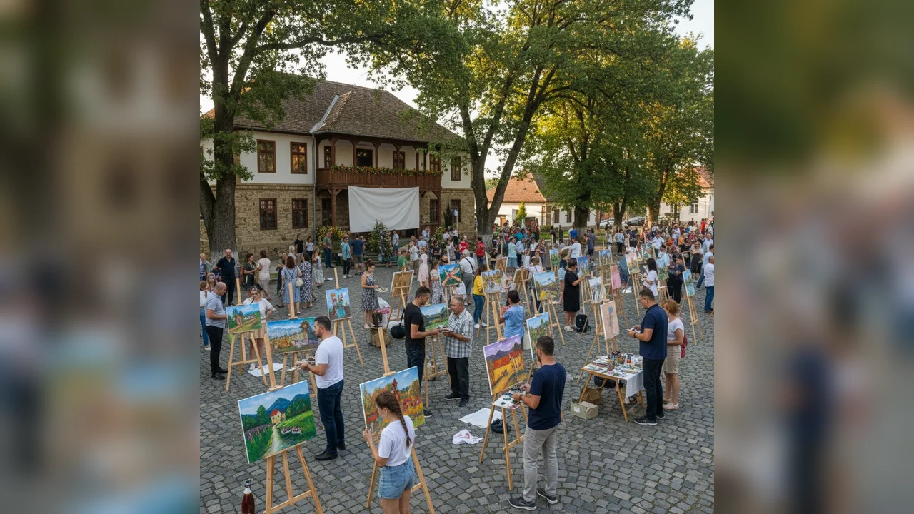 Pictură și concurs captivant la Crușeț în această săptămână