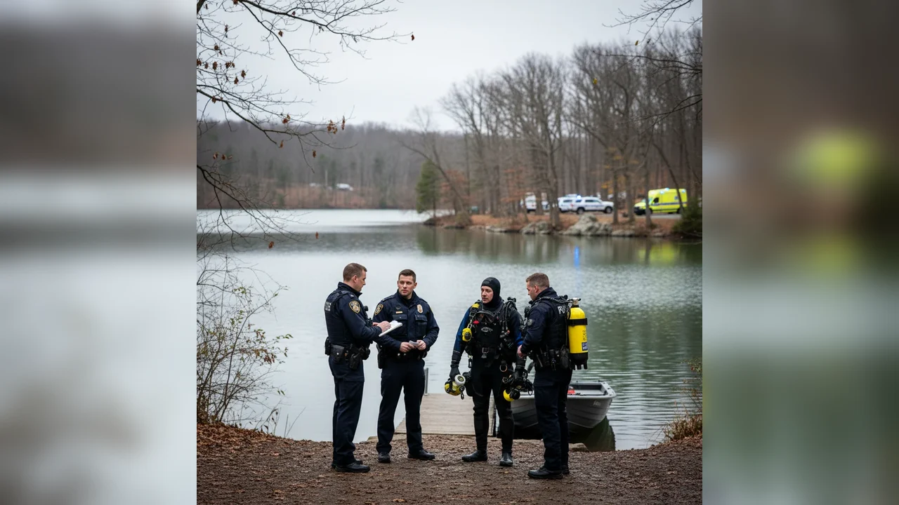 Poliția a anunțat detalii despre găsirea rovinăreanului în lacul din Pinoasa