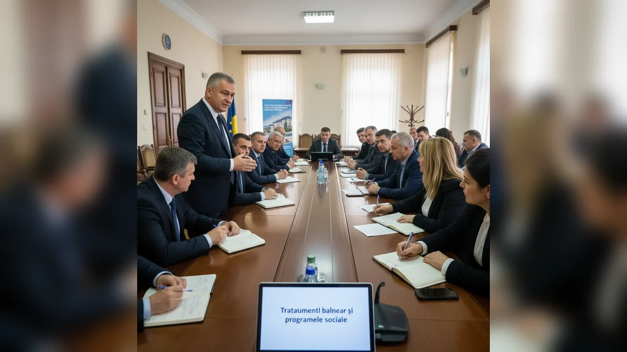 Prefectul județului pune accent pe tratamentul balnear și programele sociale în ultimele ședințe