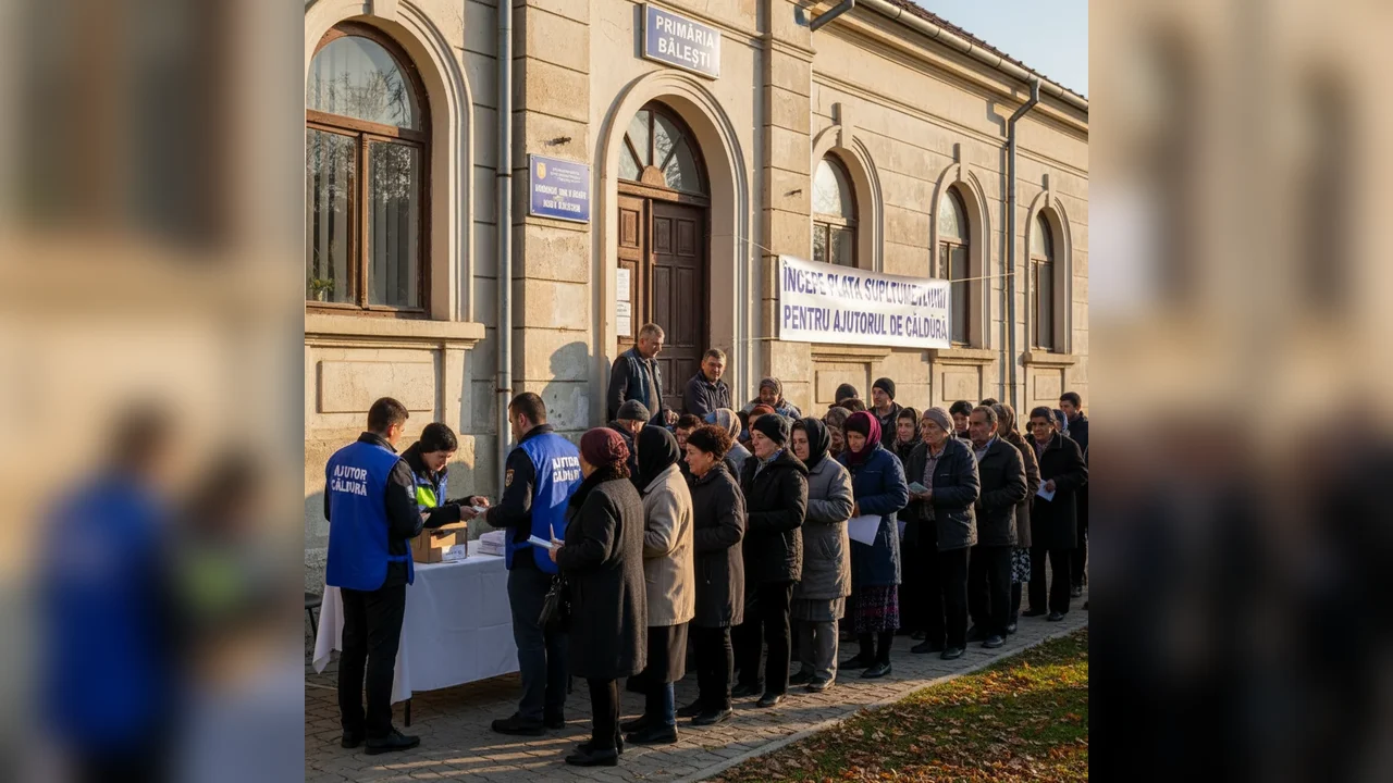 Primăria Bălești demarează plata suplimentului pentru ajutorul de încălzire