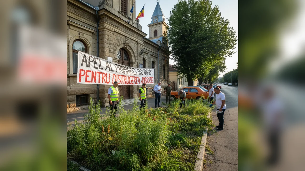 Primăria Rovinari trebuie să acționeze urgent împotriva ambroziei