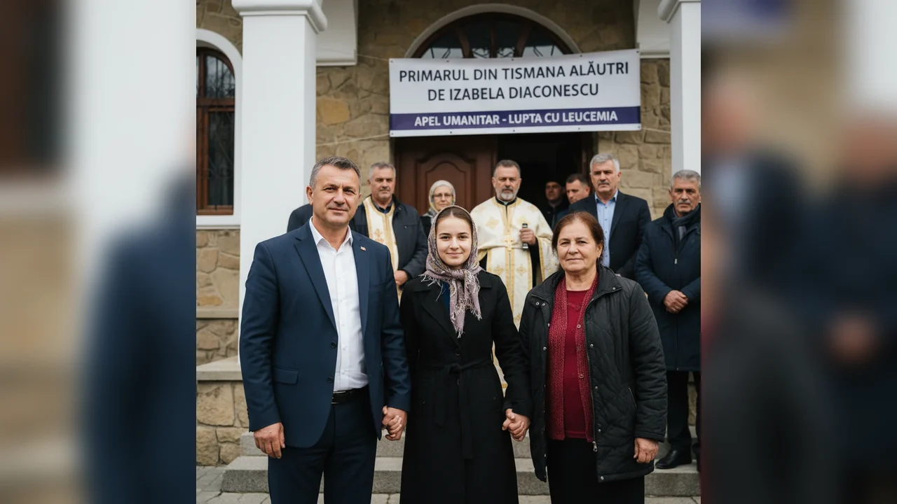 Primarul din Tismana susține apelul umanitar pentru Izabela Diaconescu, fata care combate leucemia