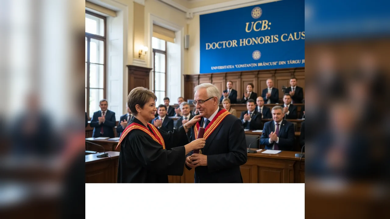 Profesor german distins cu titlul de Doctor Honoris Causa la UCB