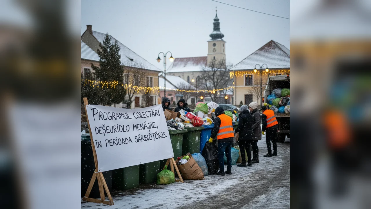 Programul de colectare a deșeurilor menajere pe durata sărbătorilor în [Numele Localității]