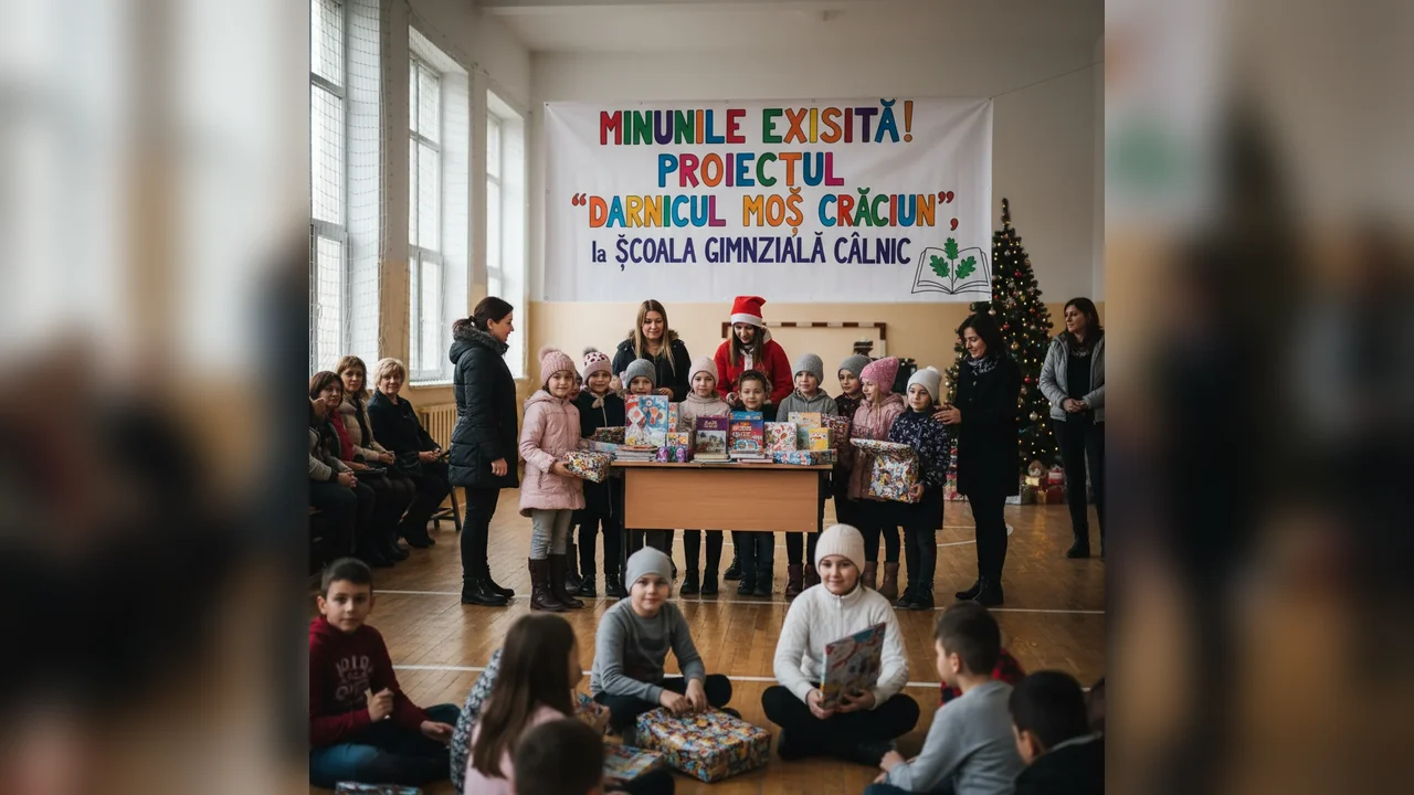 Proiectul “Darnicul Moș Crăciun la Școala Gimnazială Câlnic