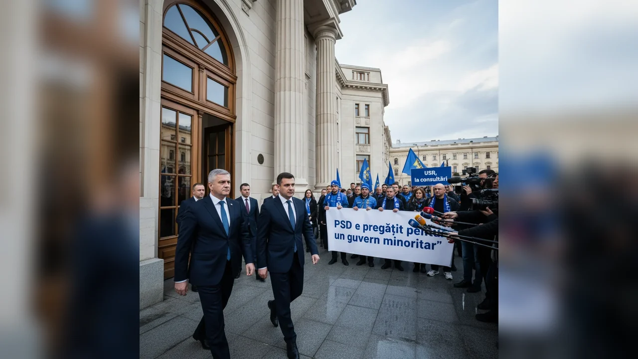 PSD pregătește un guvern minoritar, USR participă la discuții