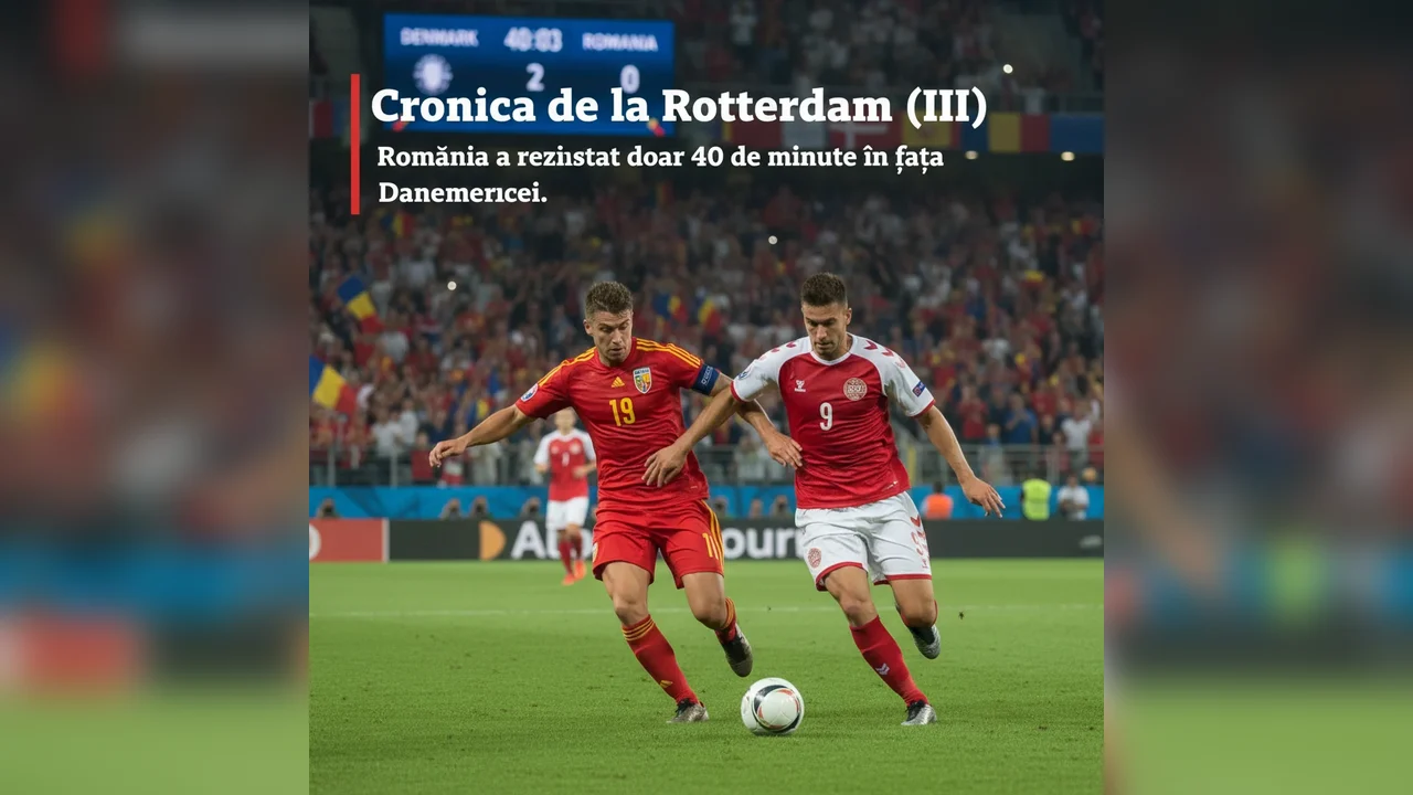 România a rezistat doar 40 de minute în meciul cu Danemarca – Cronica de la Rotterdam (III)