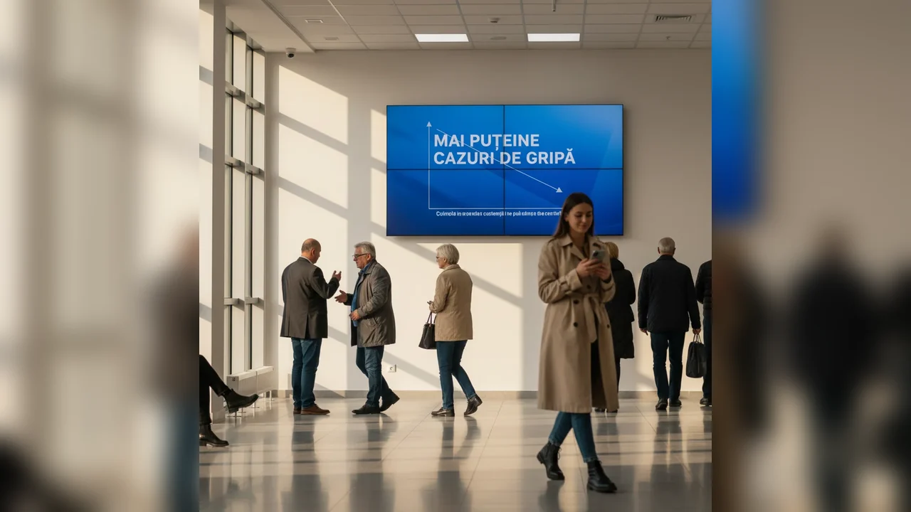 Scade numărul îmbolnăvirilor de gripă în comunitatea noastră