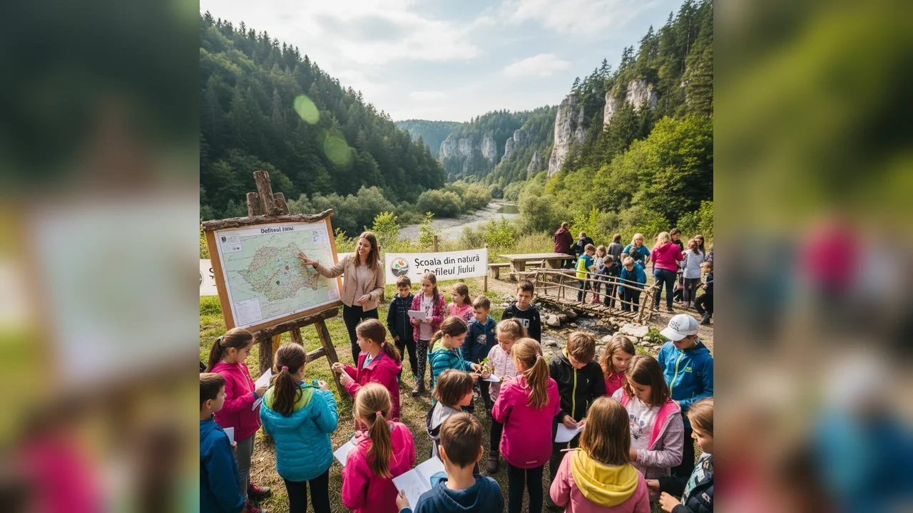 Școala din natură: Lecții interactive în Defileul Jiului