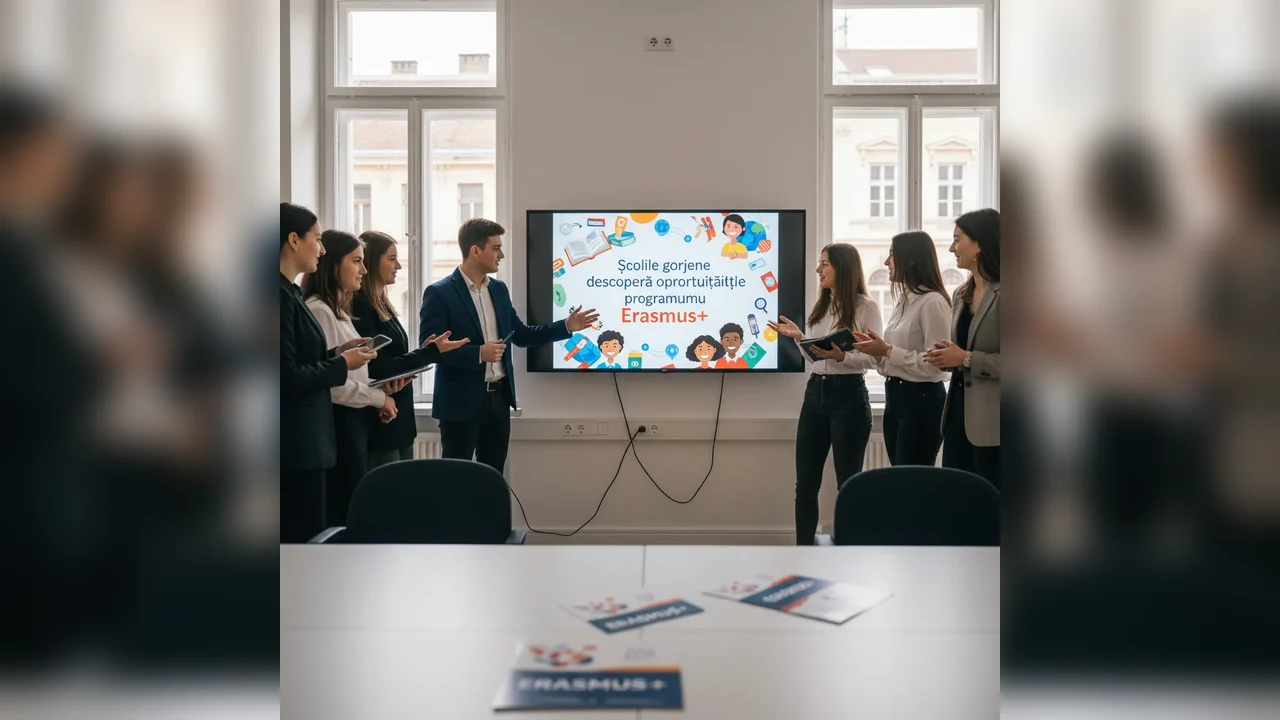 Școlile din Gorj explorează beneficiile programului Erasmus+