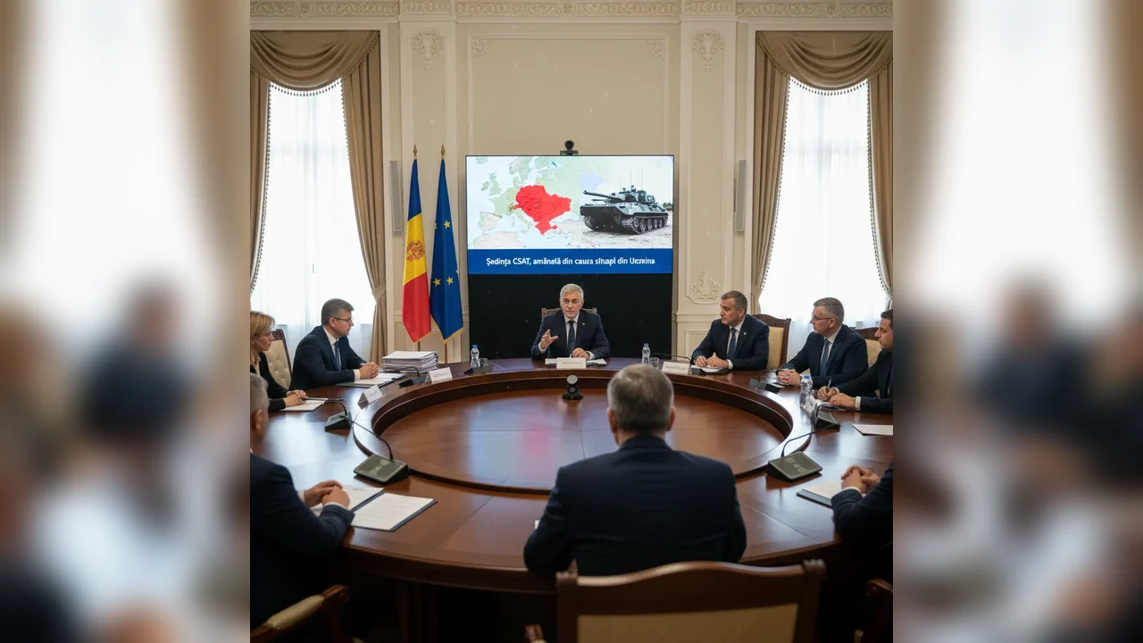 Ședința CSAT amânată pe fondul crizei din Ucraina