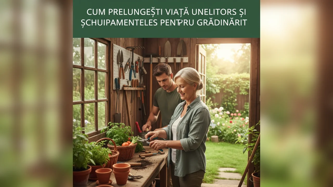 Sfaturi esențiale pentru a prelungi durata de viață a uneltelor și echipamentelor de grădinărit