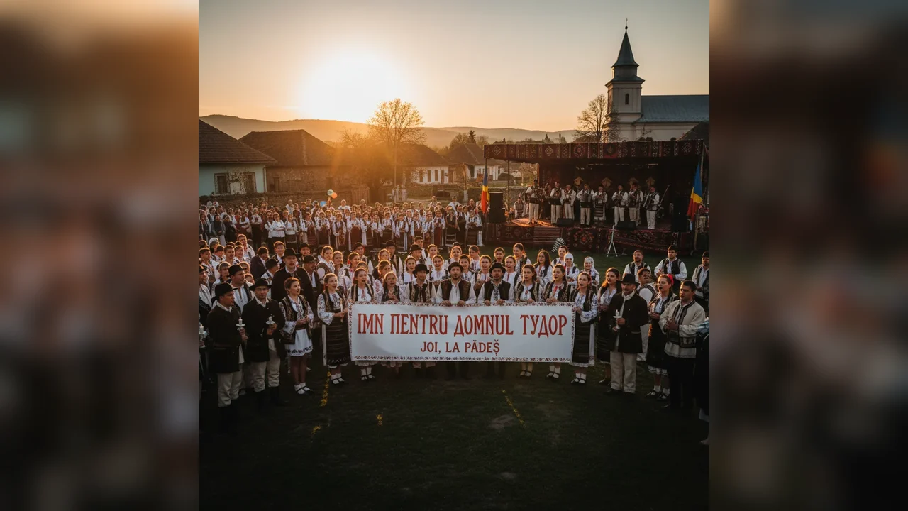 Spectacolul Cântare pentru Domnul Tudor are loc joi la Padeș