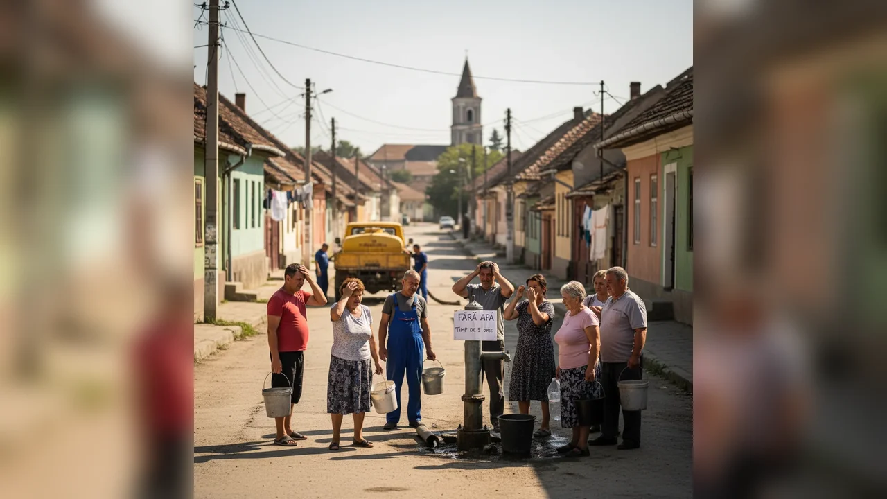 Străzi afectate de lipsa apei timp de cinci ore