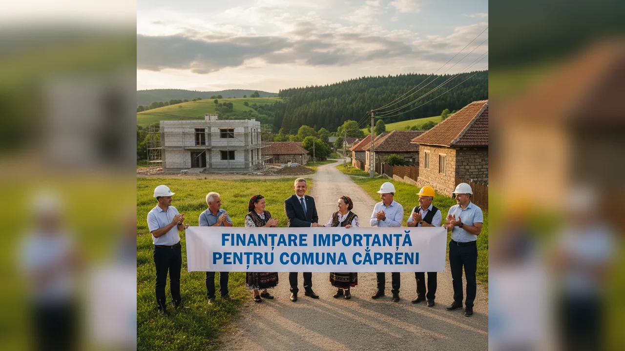 Suma substanțială alocată pentru dezvoltarea comunei Căpreni