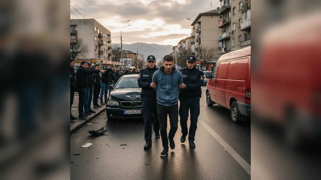 Tânăr reținut de poliție