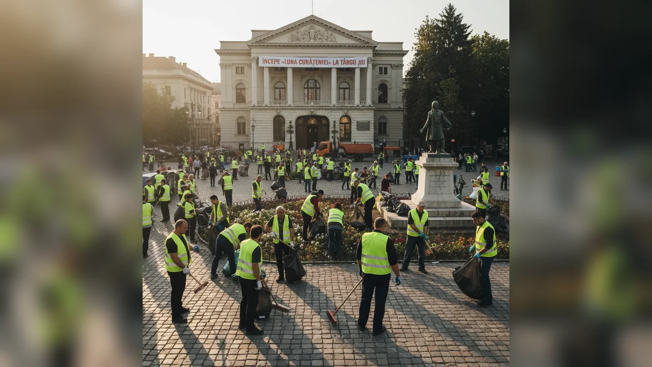 Târgu Jiu dă startul campaniei «Luna Curățeniei» în oraș