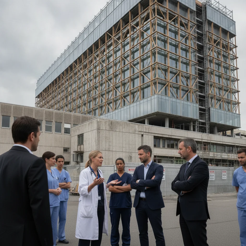 Târgu Jiu: proiect de agrement de 18 metri, contestat de spital