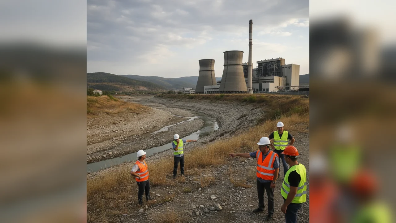 Termocentrala Brazi a fost oprită temporar din cauza deficitului de apă