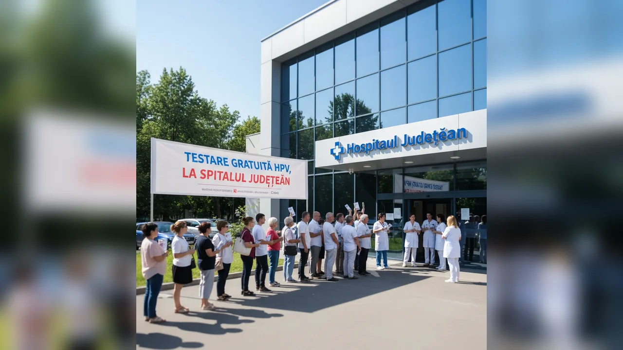 Testare gratuită pentru HPV disponibilă la Spitalul Județean