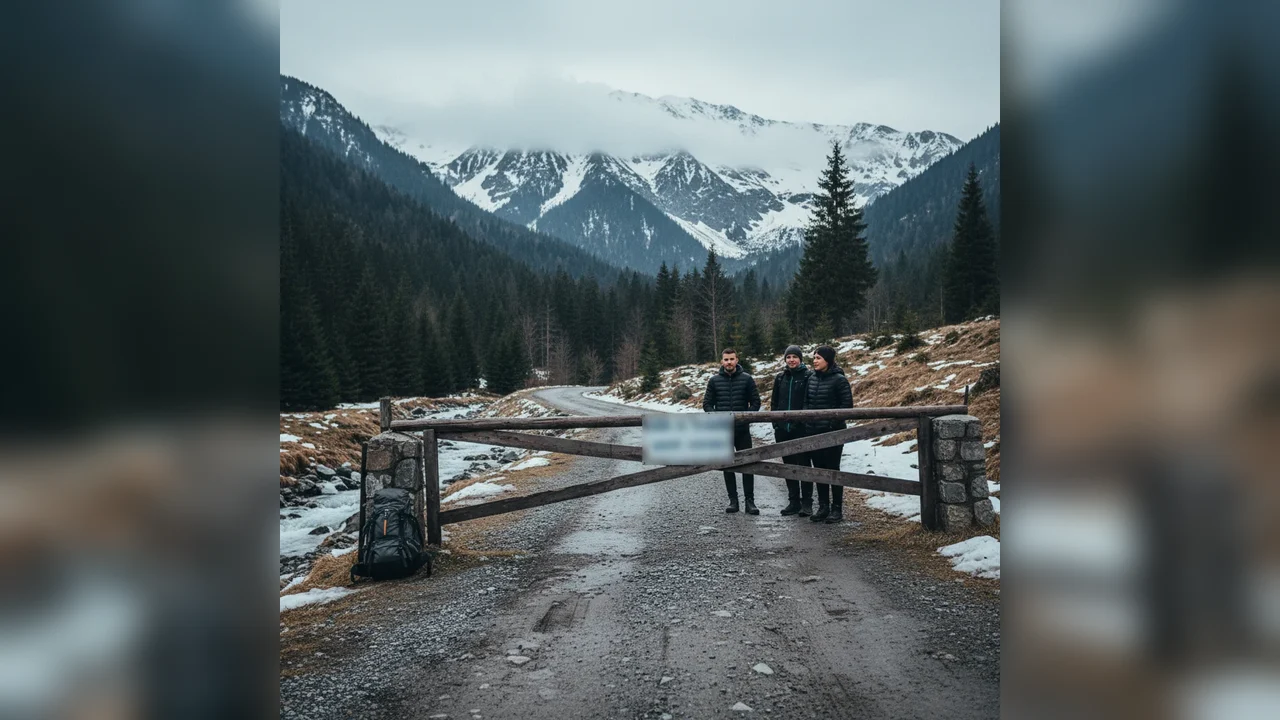 Transalpina rămâne închisă pentru siguranța traficului