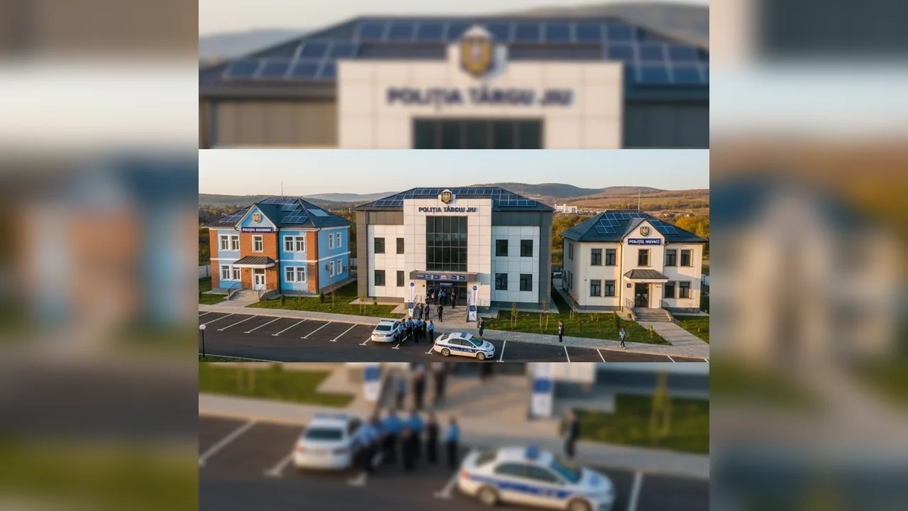 Trei sedii ale Poliției din Gorj, renovate și modernizate prin fonduri PNRR