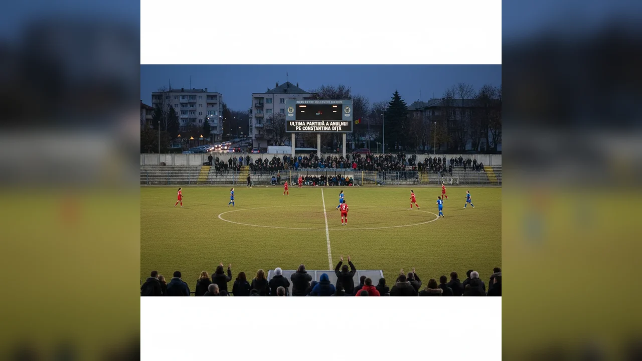 Ultimul meci al anului pe stadionul Constantina Diță