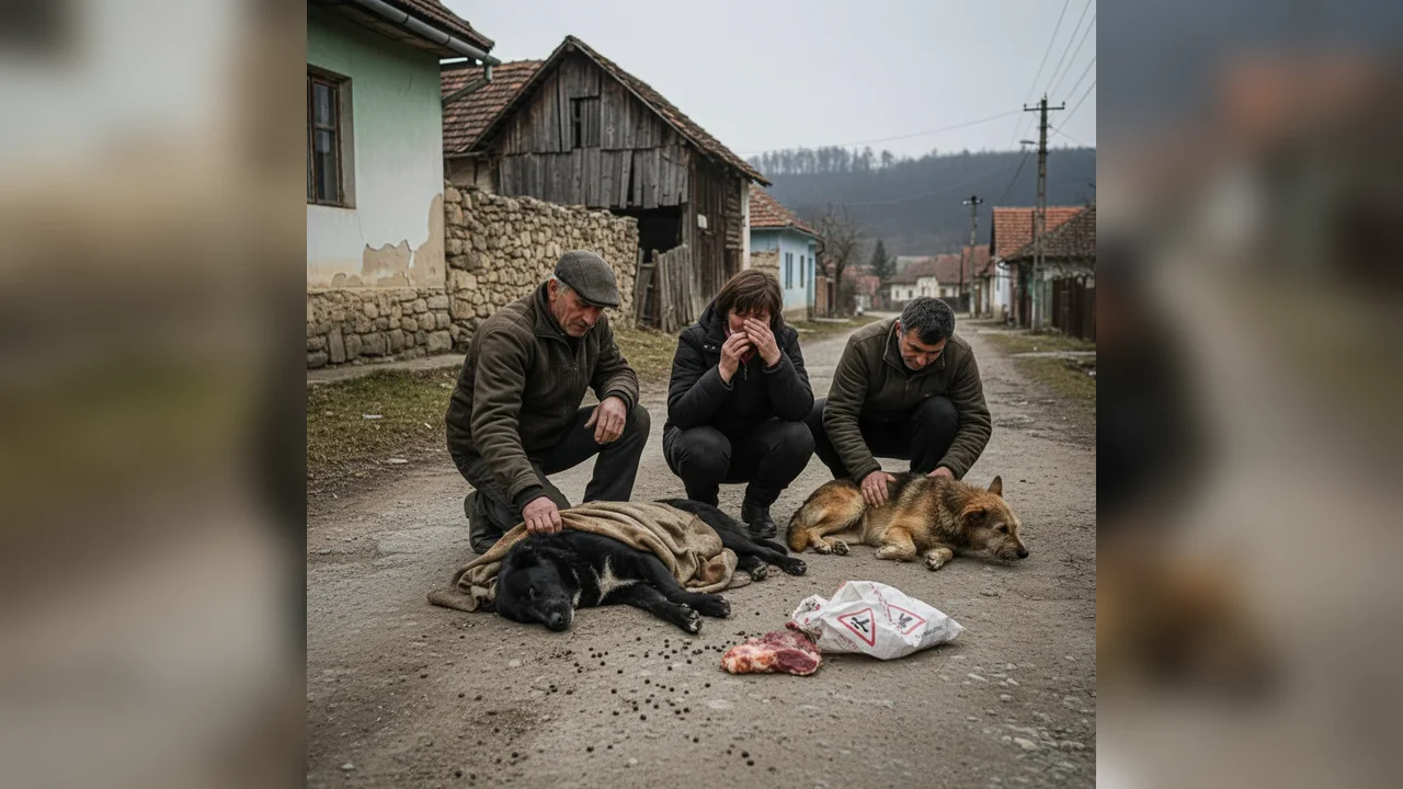 un câine a murit, autoritățile investighează