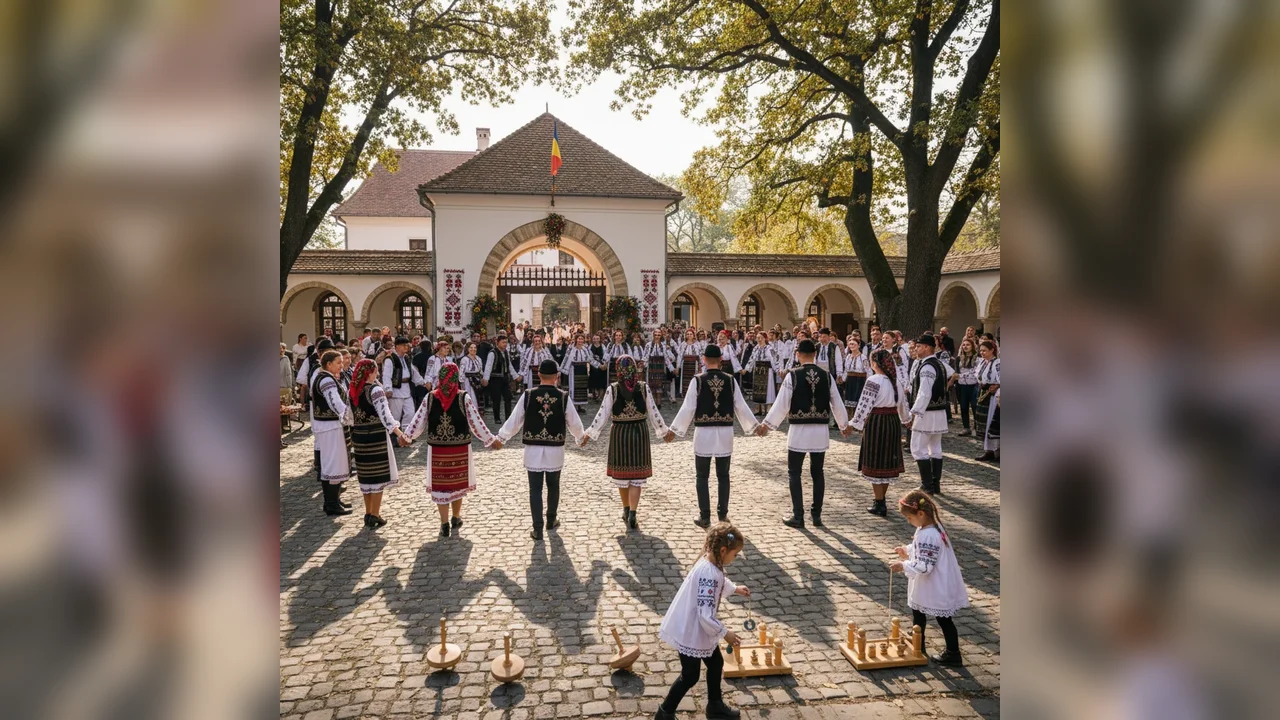 Unirea sărbătorită prin jocuri și obiceiuri populare la Muzeul Județean